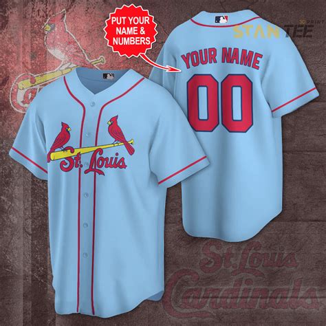 custom cardinals jersey|St. Louis Cardinals Custom Jersey .